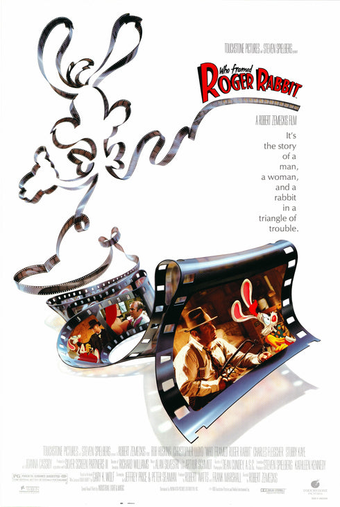 who framed roger rabbit? 1987 one sheet poster rolled