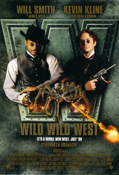 wild wild west 1999 advanced one sheet poster rolled
