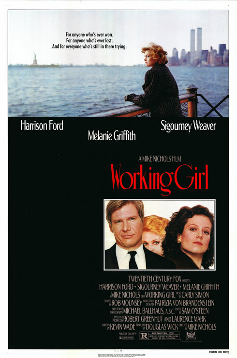 working girl 1988 one sheet poster rolled