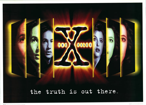 x files 1998 one sheet poster rolled