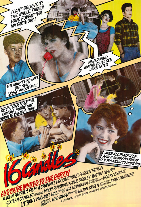 16 candles 1984 one sheet poster rolled b
