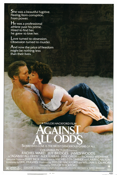 against all odds 1984 one sheet poster rolled