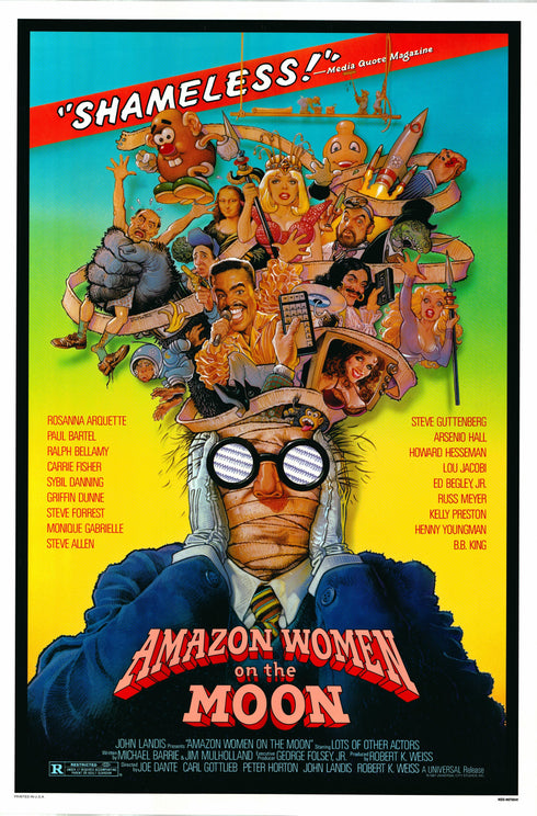 amazon women on the moon 1987 one sheet poster rolled