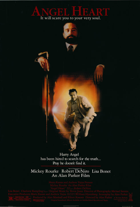 angel heart 1987 one sheet poster rolled