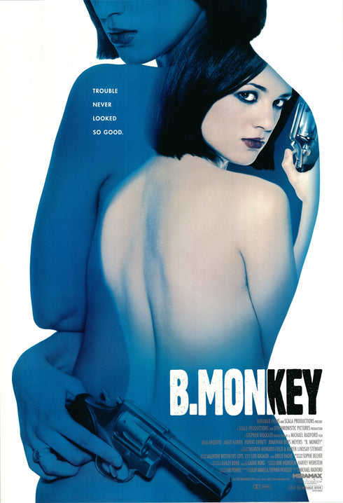 b monkey 1997 one sheet poster rolled