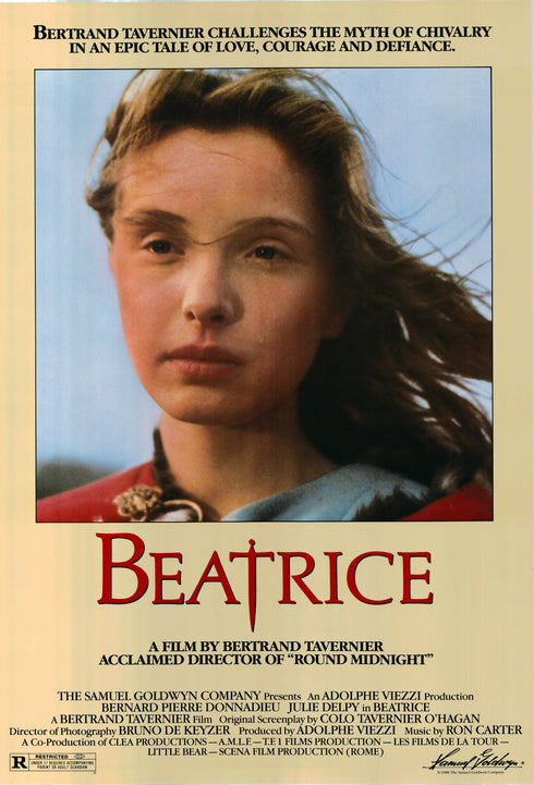 beatrice 1988 one sheet poster rolled