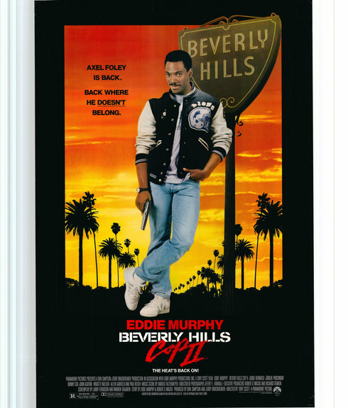 beverly hills cop 2 1987 one sheet poster rolled