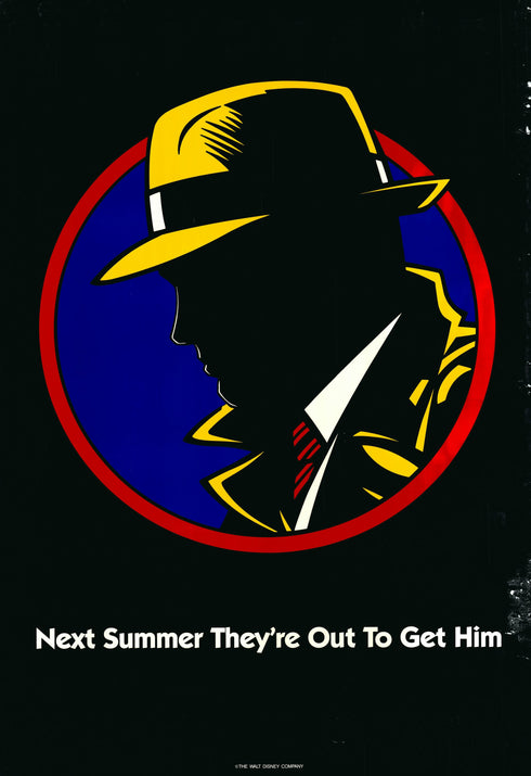 dick tracy 1990 advanced sheet poster rolled double sided