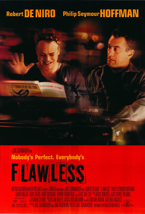 flawless 1999 one sheet poster rolled double sided