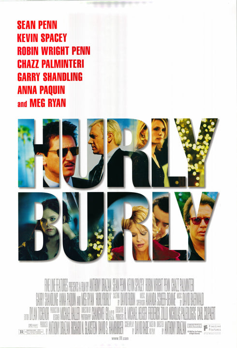 hurly burly 1998 one sheet poster rolled