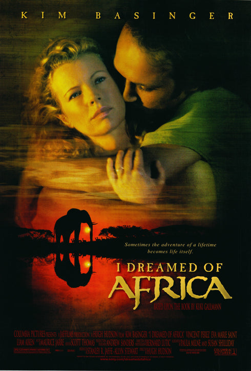 i dreamed of africa 2000 one sheet poster rolled