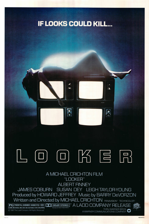 looker 1981 one sheet poster rolled