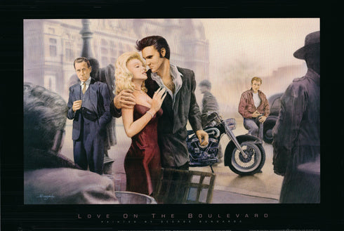 love on the boulevard 1993 painting print
