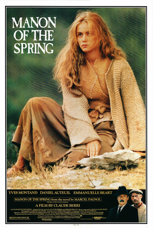 manon of the spring 1987 one sheet poster rolled