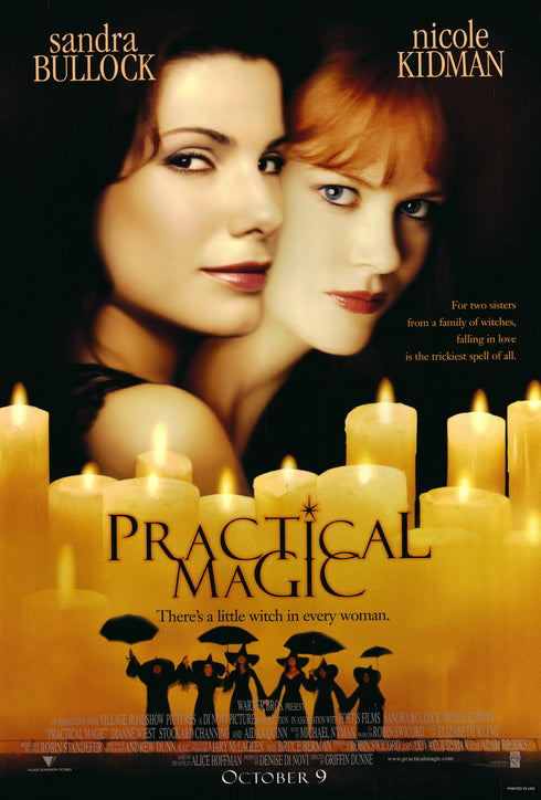 practical magic 1998 one sheet poster rolled