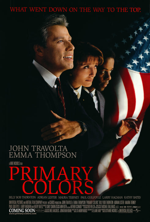primary colors 1997 one sheet poster rolled