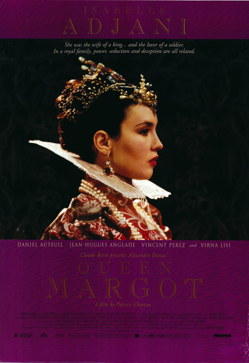 queen margot 1994 one sheet poster rolled