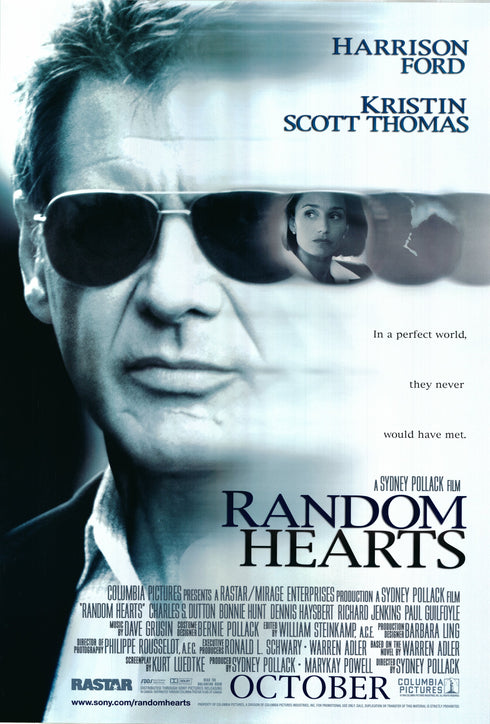 random hearts 1999 one sheet poster rolled
