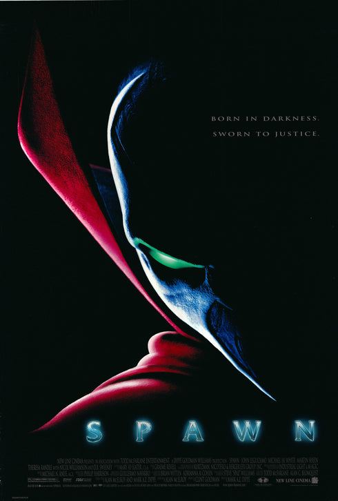 spawn 1997 one sheet poster rolled b