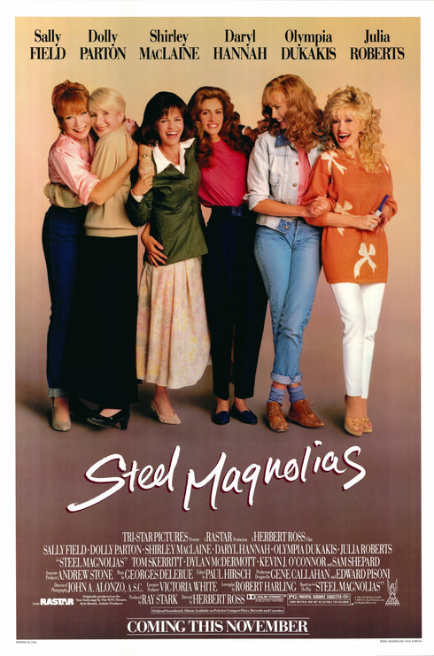 steel magnolias 1989 one sheet poster rolled