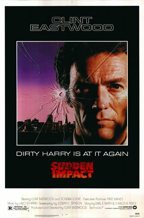 sudden impact 1983 one sheet poster rolled