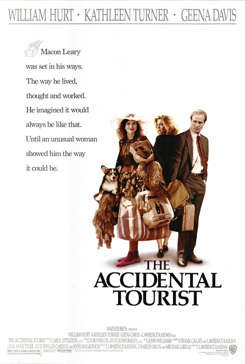 the accidental tourist 1988 one sheet poster rolled