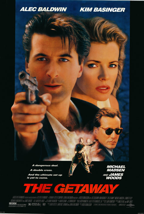 the getaway 1993 one sheet poster rolled