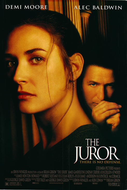 the juror 1996 one sheet poster rolled