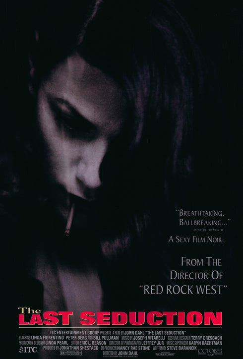 the last seduction 1994 one sheet poster rolled