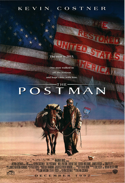 the postman 1997 one sheet poster rolled