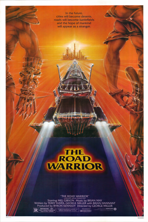 the road warrior (mad max ii) 1982 one sheet poster rolled a