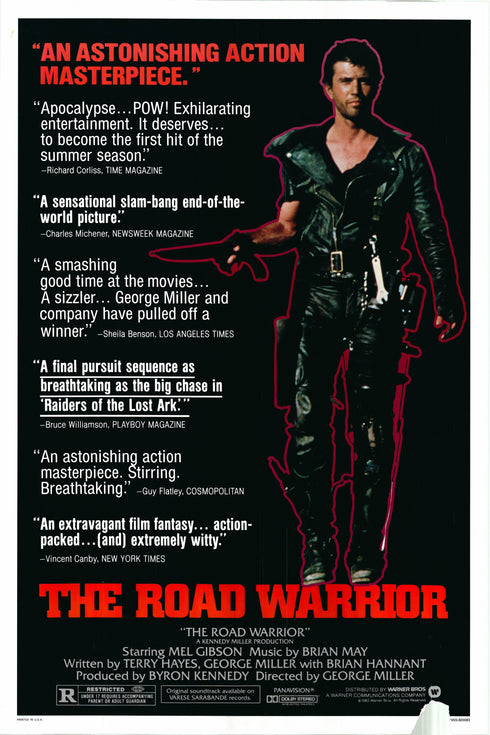 the road warrior (mad max ii) 1982 one sheet poster rolled b