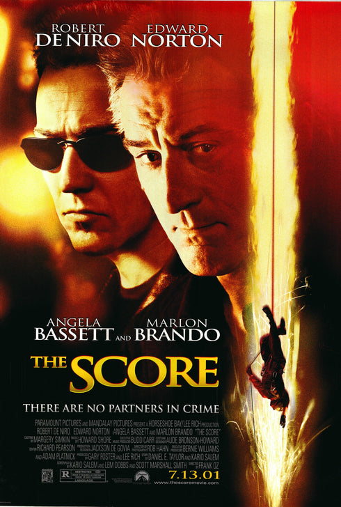 the score 2001 one sheet poster rolled