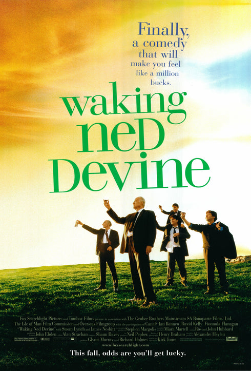 waking ned devine 1998 one sheet poster rolled