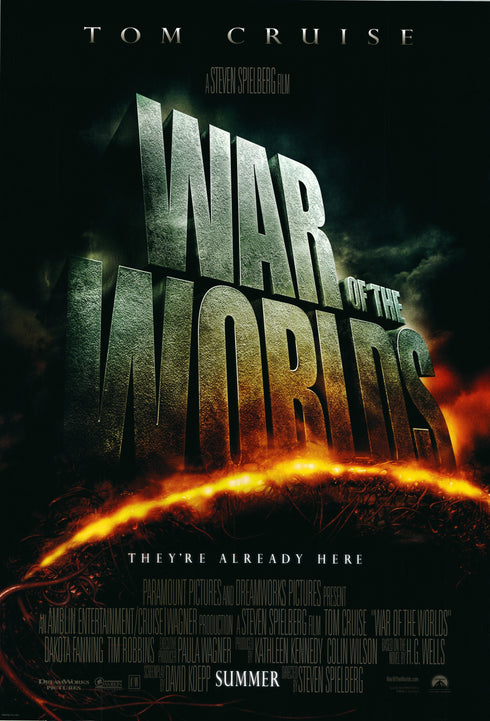 war of the worlds 2005 advance one sheet poster a