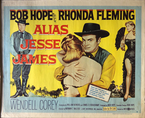 alias jesse james version b 1956 display sheet