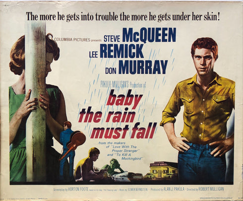 baby the rain must fall 1965 display sheet, rolled