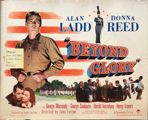 beyond glory 1948 display sheet