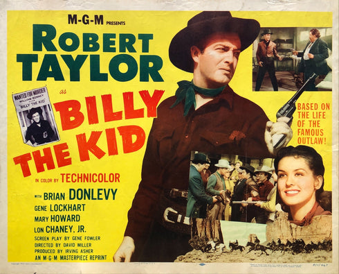 billy the kid 1955R display sheet