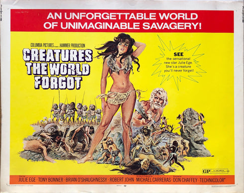 creatures the world forgot 1981 display sheet