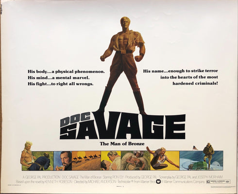 doc savage 1975 display sheet