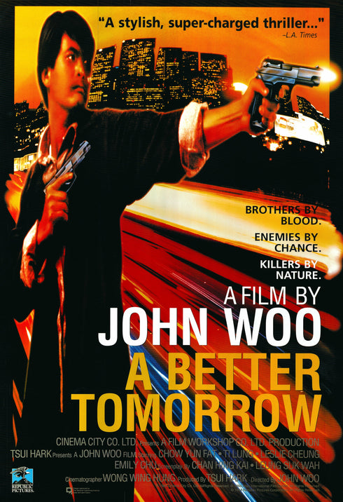 a better tomorrow 1986 international one sheet poster rolled