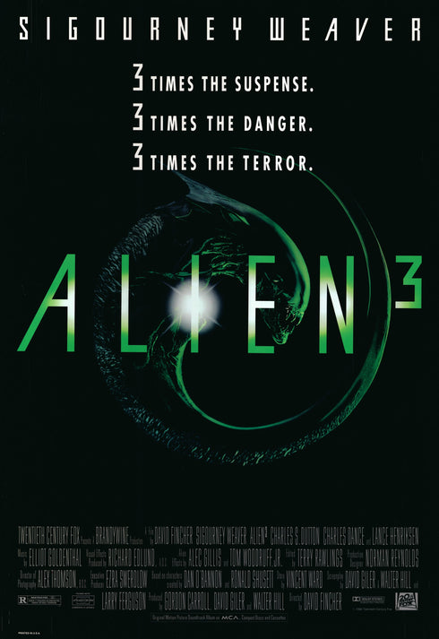 aliens 3 1992 one sheet poster rolled