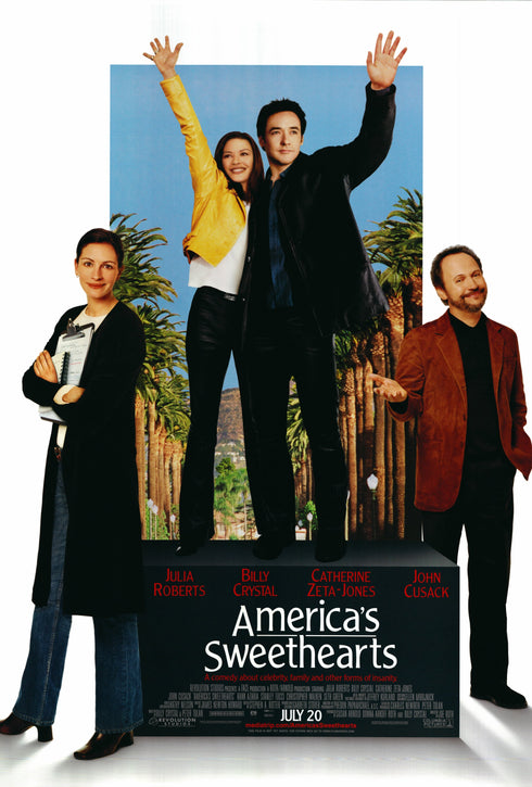 america's sweethearts 2001 one sheet poster rolled double sided