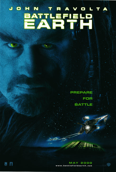 battlefield earth 2000 one sheet poster rolled double sided