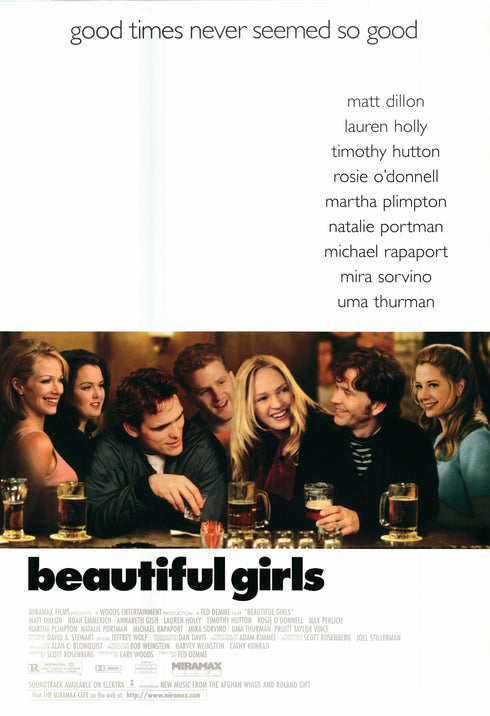 beautiful girls 1996 one sheet poster rolled