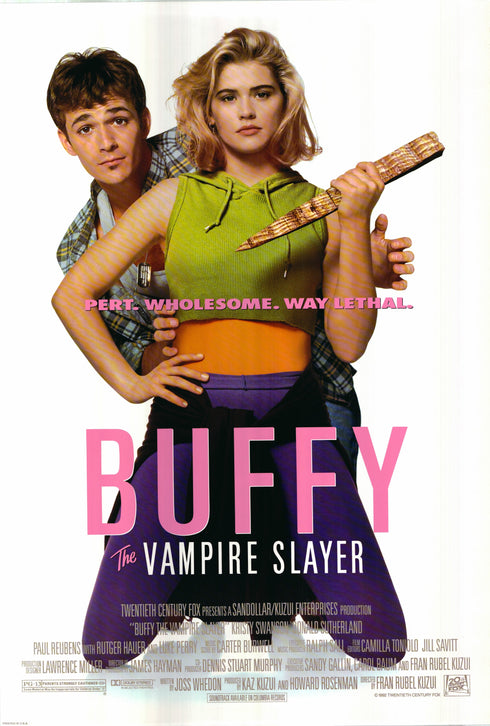 buffy the vampire slayer 1992 one sheet poster rolled