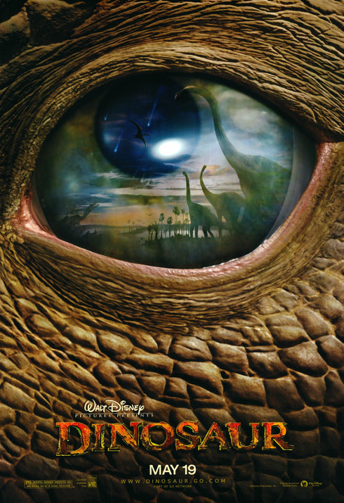 dinosaur 2000 advance one sheet poster rolled double sided