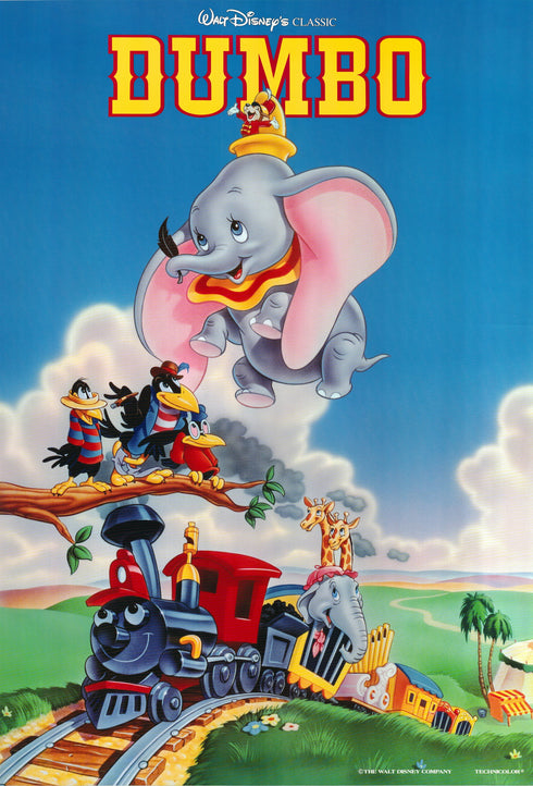 dumbo 1993R one sheet poster rolled double sided