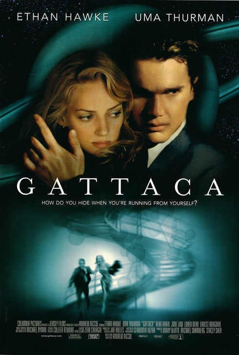 gattaca 1997 one sheet poster rolled double sided